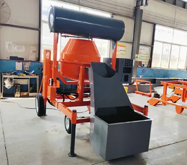 500L zelfladende diesel mobiele betonmixer machine