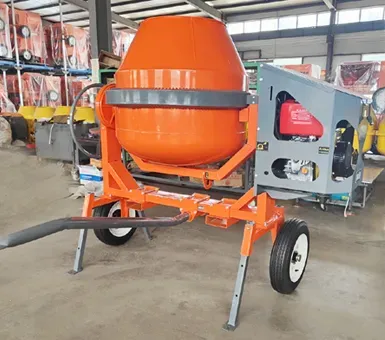 Mini-bétonnière mobile à moteur diesel pour la vente